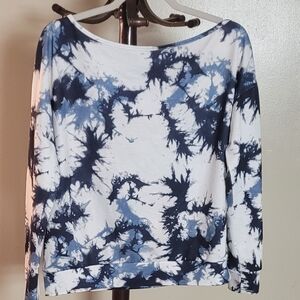 Shein Women's Tie-Dye Long Sleeve Top